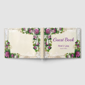 D'or Livre D'Invitation De L'Hydrangée Violette Et Du M (Complet)