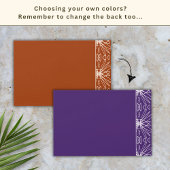 D'or Livre d'invité à motifs de boho tribal tendance