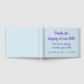 D'or Livre d'invité B-and-B sobre et respectable (Complet)