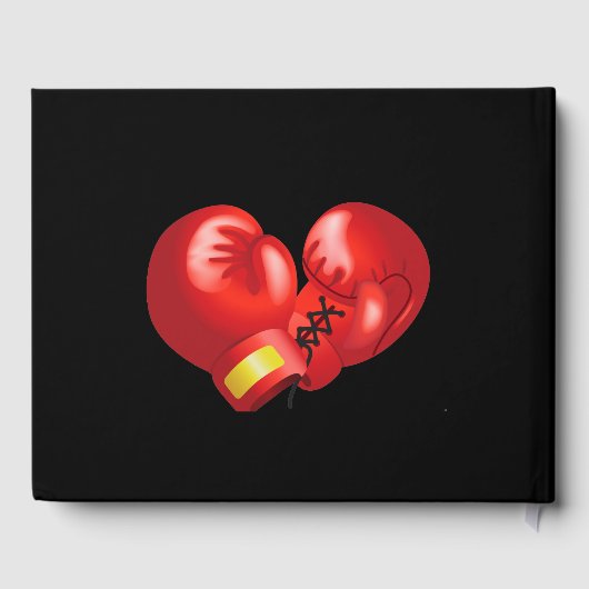 D'or Livre d'invité Boxing Design (Verso)