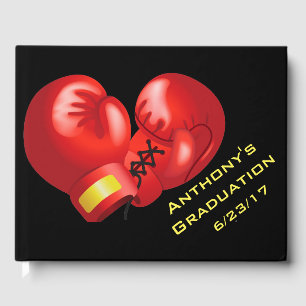 D'or Livre d'invité Boxing Design
