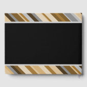 D'or Livre d'invité commémoratif en deuil et élégant (Verso)