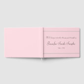 D'or Livre d'invité commémoratif minimal et respectable (Complet)