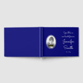 D'or Livre d'invité commémoratif simple et triste (Complet)