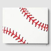 D'or Livre d'invité de Baseball Softball Design (Verso)