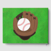 D'or Livre d'invité de la fête de baseball (Verso)