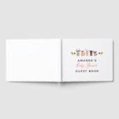 D'or Livre d'invité du Baby shower Woodland (Complet)