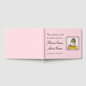 D'or Livre d'invité du service de réveil funèbre et con (Complet)