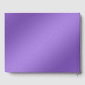 D'or Livre d'Invité Floral Violet (Verso)