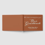 D'or Livre d'invité générique de base et Customisé (Complet)