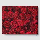 D'or Livre d'invité gothique Rose personnalisable (Verso)