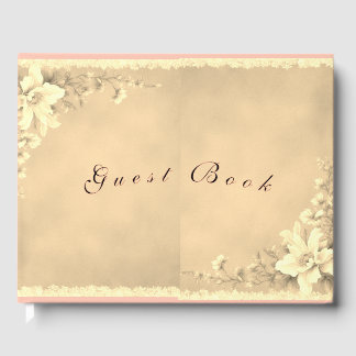 D'or Livre d'invité mariage