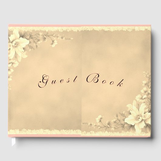 D'or Livre d'invité mariage (Recto)