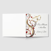 D'or Livre d'invité mariage (Complet)