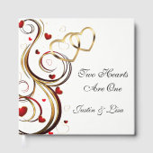 D'or Livre d'invité mariage (Recto)