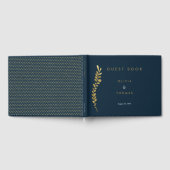 D'or Livre d'invité Mariage Faux Gold Leaf modifiable c (Complet)