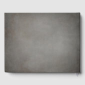 D'or Livre d'invité Mariage Floral Aquarelle (Verso)