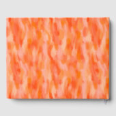 D'or Livre d'invité Mariage Peach moderne simple (Verso)