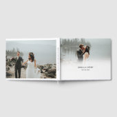 D'or Livre d'invité Mariage photo (Complet)