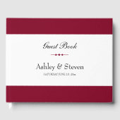 D'or Livre d'invité Mariage simple (Recto)