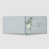 D'or Livre d'invité moderne Eucalyptus Design (Complet)