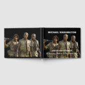 D'or Livre d'invité personnalisé de la statue commémora (Complet)