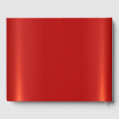 D'or Livre d'invité rouge simple (Verso)