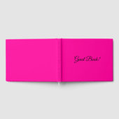 D'or Livre d'invité Solid Hot Pink (Complet)