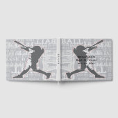 D'or Livre d'invité sur le design du baseball (Complet)