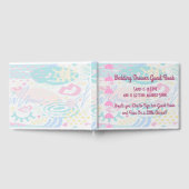 D'or Livre d'invité wedding shower en rose (Complet)