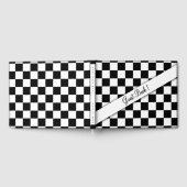 D'or Livre d'invités Checker Flag (Complet)