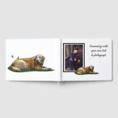 D'or Livre d'invités de chiens de races mixtes du Labra (Complet)