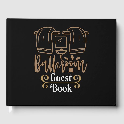 D'or Livre d'invités de la salle de bain (Recto)