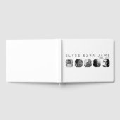 D'or Livre d'invités funéraires de 5 fenêtres (Complet)