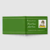 D'or Livre d'invités funéraires/mémorial Customisé de b (Complet)