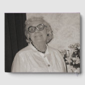 D'or Livre d'invités funéraires oublié-moi-non fleurs p (Verso)