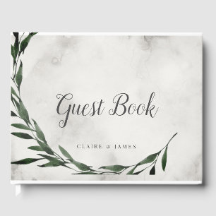 D'or LIVRE D'INVITÉS, Mariage "CLASSIC RUSTIC"