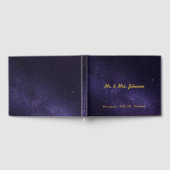 D'or Livre d'invités - Mariage de nuit étoilé II (Complet)