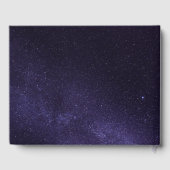 D'or Livre d'invités - Mariage de nuit étoilé II (Verso)