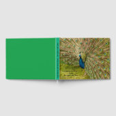 D'or Livre d'invités Peacock Image (Complet)