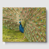 D'or Livre d'invités Peacock Image (Recto)