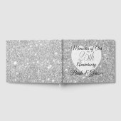 D'or Livre d'invités - Personnaliser 25e anniversaire K (Complet)