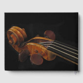 D'or Livre d'invités pour la fête d'anniversaire de vio (Verso)