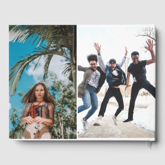 D'or Livre d'invités pour un simple script photo (Verso)