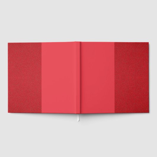 D'or Livre d'invités Red Contrast - Conception de la ba (Complet)