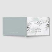D'or Livre d'invités Rustic Muted Green Folift (Complet)