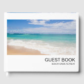 D'or Location Vacances Moderne Minimal Livre d'Invité (Recto)