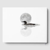 D'or Loon Swims Dans Le Livre D'Invités Au Lune (Verso)