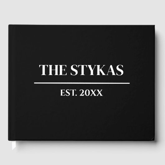 D'or Luxe | Bold Modern Minimalist Mariage Livre d'invi (Recto)