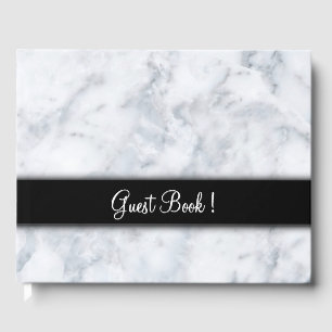D'or Marble W Black Sash Livre d'invité